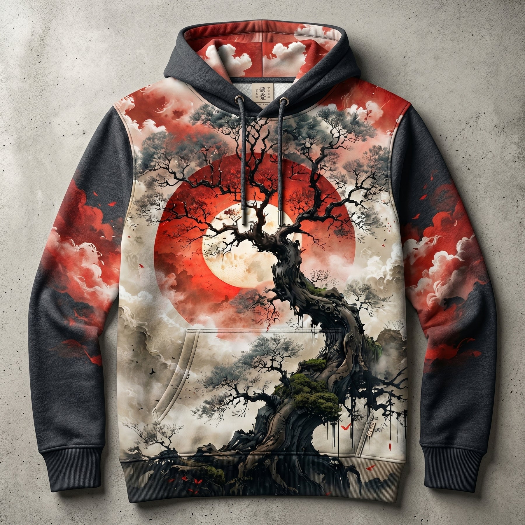 Crimson Spirit Bonsai Hoodie